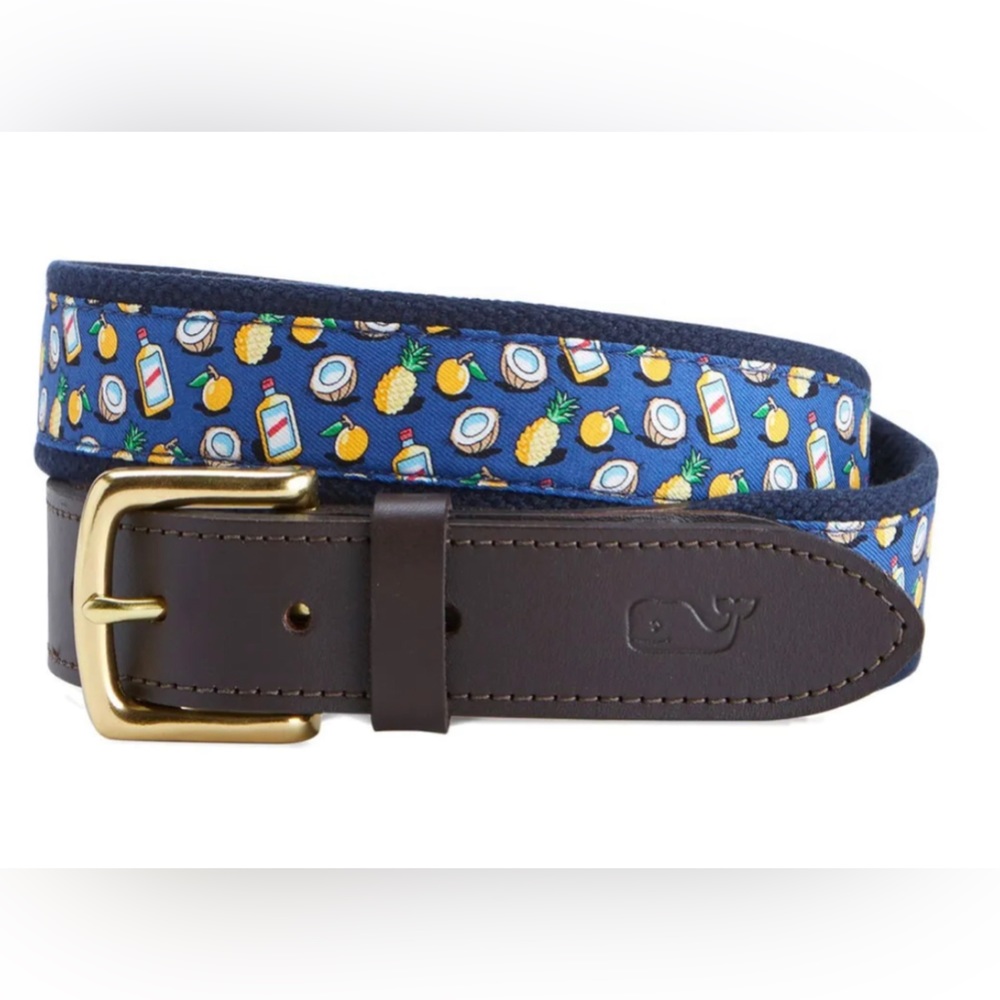 EUC Vineyard Vines Ian & Shep "Pain Killer" Belt 44"